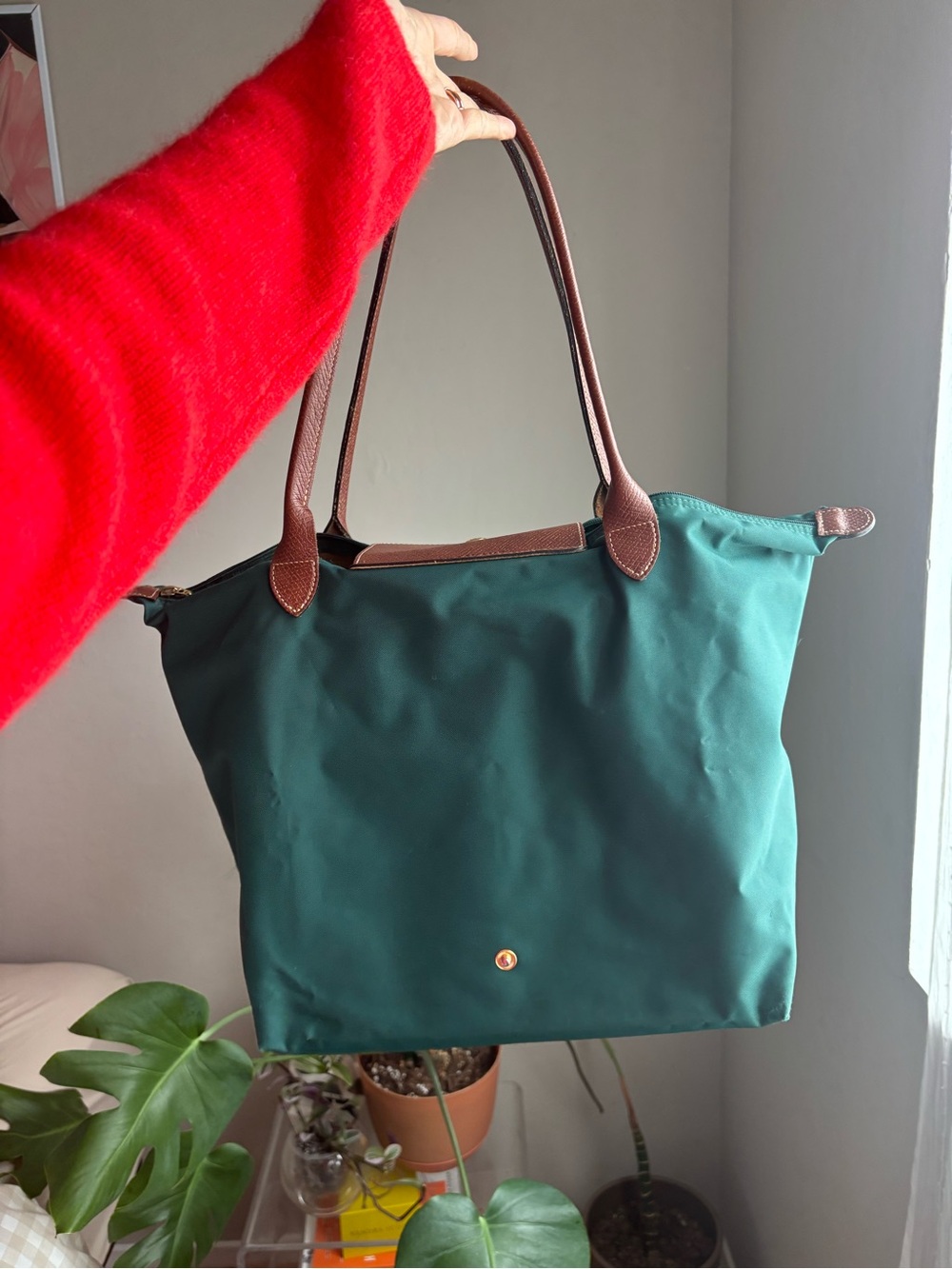 Forrest Green Medium Le Pliage Long Handled - Picture 3 of 16